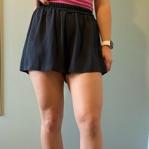 High Rise Flowy Shorts